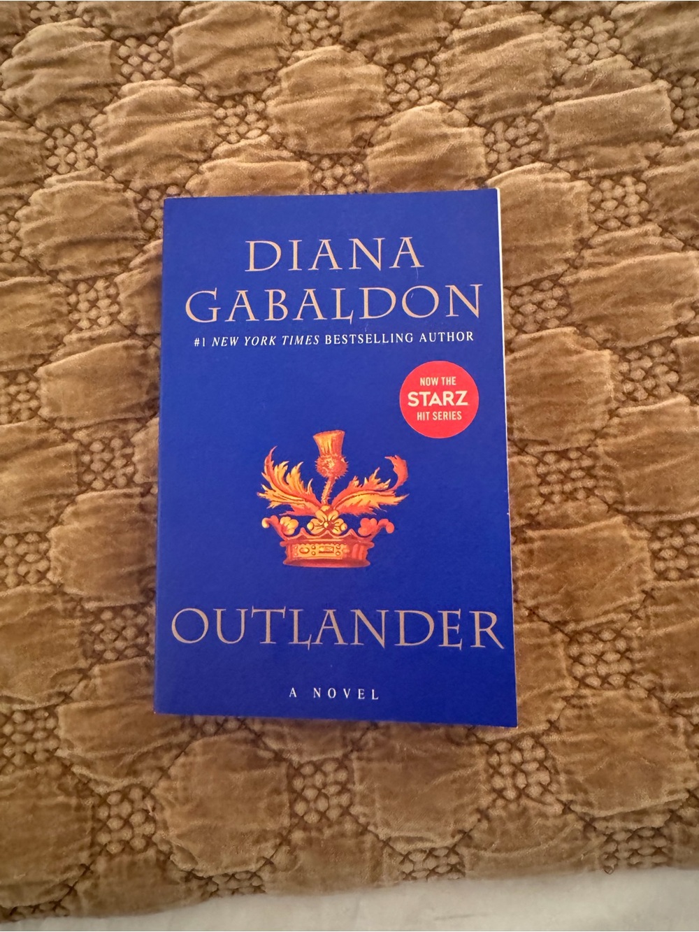 Barnes & Noble Outlander Paperback - Blue Cover with Gold Text